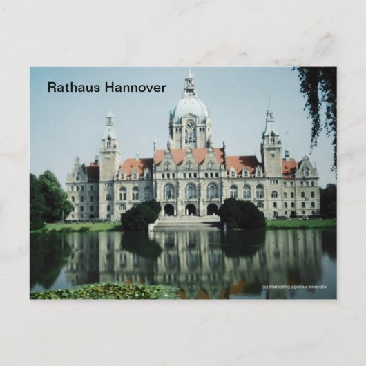 Rathaus Hannover Postkarte (Vorderseite)