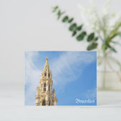 Rathaus in Brüssel Postkarte (Stehend Vorderseite)