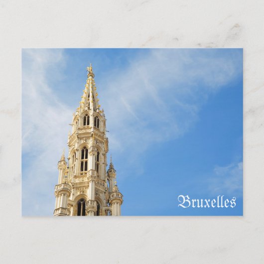 Rathaus in Brüssel Postkarte (Vorderseite)
