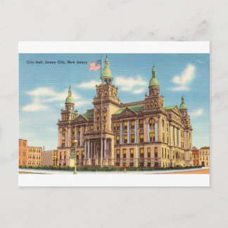 Rathaus in Jersey City, NJ Postkarte