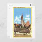 Rathaus in Philadelphia, Pennsylvania, Vintag Postkarte (Vorne/Hinten)