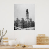Rathaus in Philadelphia Poster (Küche)
