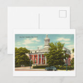 Rathaus in Plainfield, New Jersey, Vintag Postkarte (Vorne/Hinten)