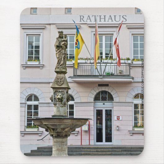 Rathaus in Remagen, Deutschland Mousepad (Vorne)