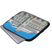 Rathaus in St. Moritz Laptopschutzhülle (Vorne Knopf)