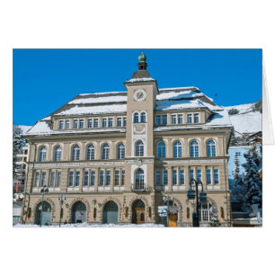 Rathaus in St Moritz, Schweiz