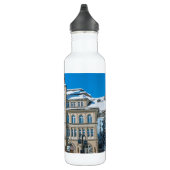 Rathaus in St. Moritz, Schweiz Edelstahlflasche (Rechts)
