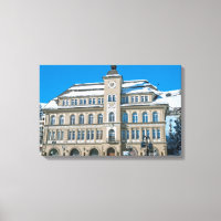 Rathaus in St. Moritz, Schweiz
