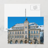 Rathaus in St. Moritz, Schweiz Postkarte (Vorne/Hinten)