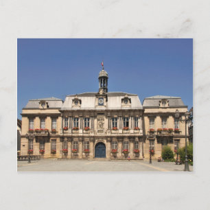 Rathaus in Troyes Frankreich Postkarte