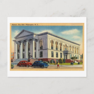 Rathaus in Wilmington, North Carolina, Vintage Postkarte