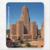 Rathaus-Mausunterlage des Büffel-NY Mousepad (Vorne)
