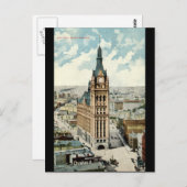 Rathaus Milwaukee WI Vintag 1911 Postkarte (Vorne/Hinten)