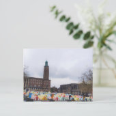 Rathaus Norwich Postkarte (Stehend Vorderseite)