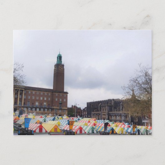 Rathaus Norwich Postkarte (Vorderseite)