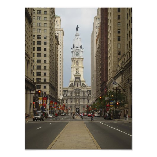 Rathaus, Philadelphia Fotodruck (Vorne)
