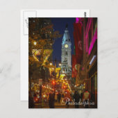 Rathaus, Philadelphia Postkarte (Vorne/Hinten)