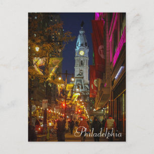 Rathaus, Philadelphia Postkarte