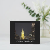 Rathaus Philadelphia Postkarte (Stehend Vorderseite)