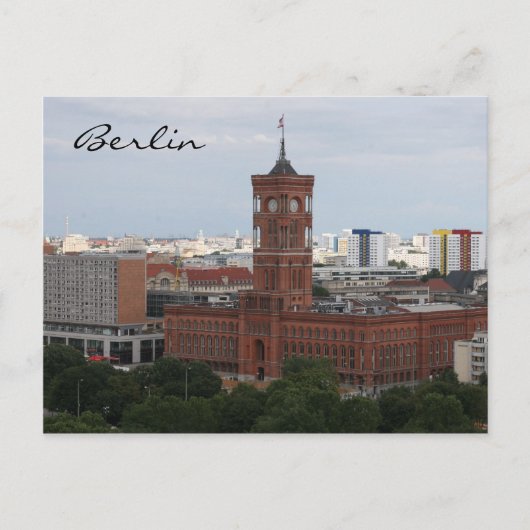 Rathaus Postkarte (Vorderseite)