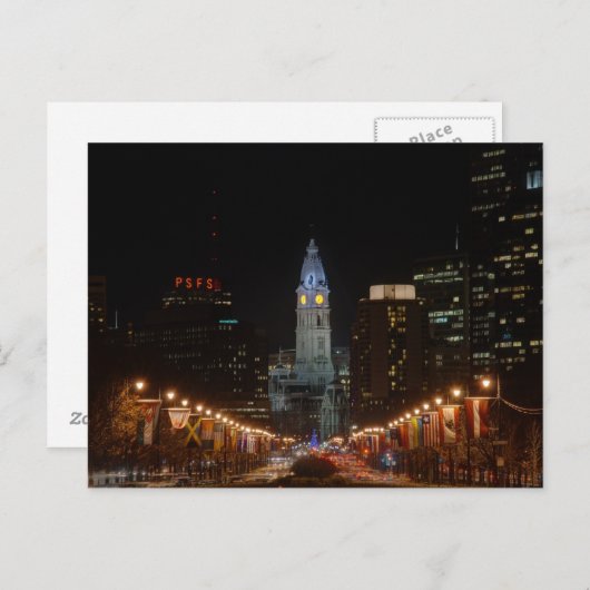 Rathaus Postkarte (Vorne/Hinten)