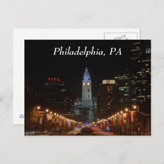 Rathaus Postkarte (Vorne/Hinten)