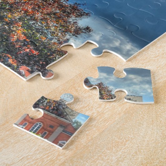 Rathaus-Puzzlespiel des Büffel-NY Puzzle (Seite)