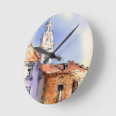 Rathaus Runde Wanduhr (Winkel)