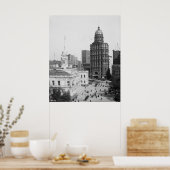 Rathaus und Gebäude Poster (Küche)