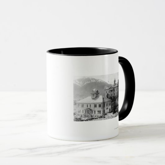 Rathaus und Gerichtsgebäude in Juneau Tasse (VorderseiteRechts)
