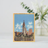 Rathaus und Plaza, Philadelphia, Pennsylvania Postkarte (Stehend Vorderseite)
