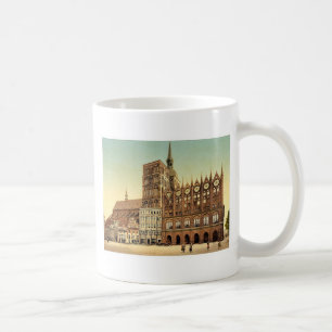 Rathaus und Sankt- Nikolauskirche, Stralsund, Pomm Kaffeetasse