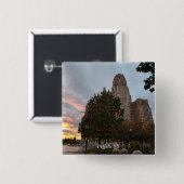 Rathaus und Sonnenuntergang Button (Vorne & Hinten)