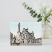Rathaus von Rothenburg Postkarte (Stehend Vorderseite)