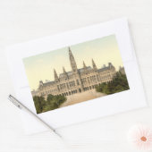Rathaus, Wien, Österreich Rechteckiger Aufkleber (Umschlag)
