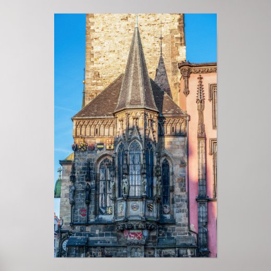 Rathauskapelle auf dem Altstädter Ring - Prag Poster (Vorne)