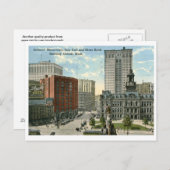 Rathausplatz, Detroit MI 1915 Vintag Postkarte (Vorne/Hinten)