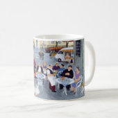 Rathausplatz in Burgunder Kaffeetasse (VorderseiteRechts)