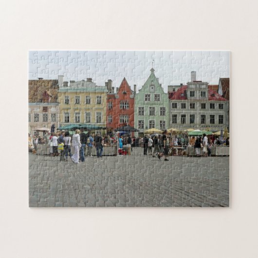 Rathausplatz von Tallinn Puzzle (Horizontal)