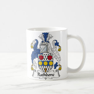 Rathbone Familienwappen Kaffeetasse