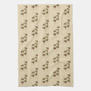 Rathbone (gelb) Warbler Audubon Birds of America Geschirrtuch