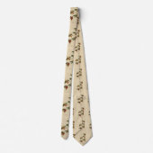 Rathbone (gelb) Warbler Audubon Birds of America Krawatte (Rückseite)