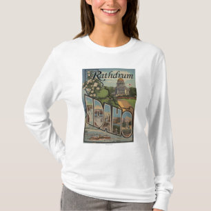 Rathdrum, Idaho - große Buchstabe-Szenen T-Shirt
