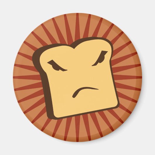 Rather Angry Toast Magnet (Vorne)