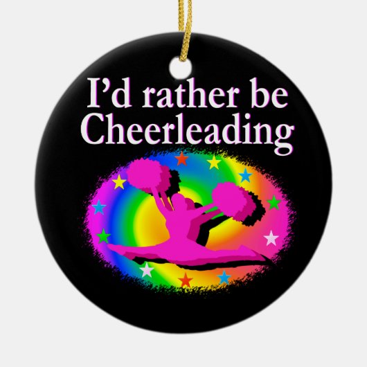 RATHER BE CHEERLEADING KERAMIKORNAMENT (Vorne)