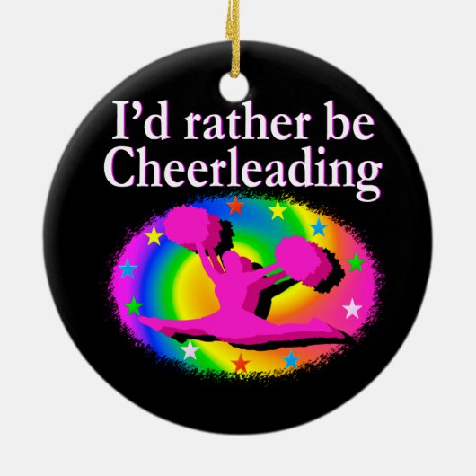 RATHER BE CHEERLEADING KERAMIKORNAMENT (Hinten)