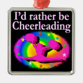 RATHER BE CHEERLEADING SILBERNES ORNAMENT (Vorne)