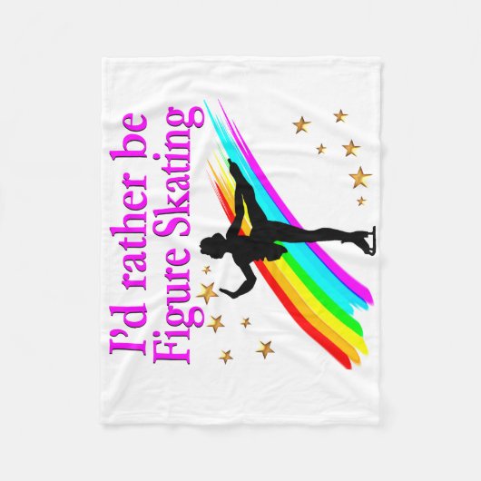 RATHER BE FIGUR SKATEN FLEECEDECKE (Vorderseite)