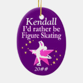 RATHER BE SKATEN PERSONALISIERT ORNANAMENT KERAMIKORNAMENT (Hinten)