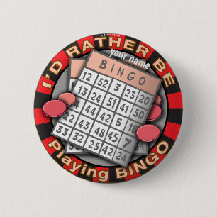 Rather Play Bingo Button